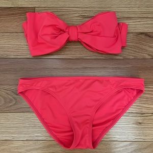 Kate Spade Hot Pink Bow Tie Bikini